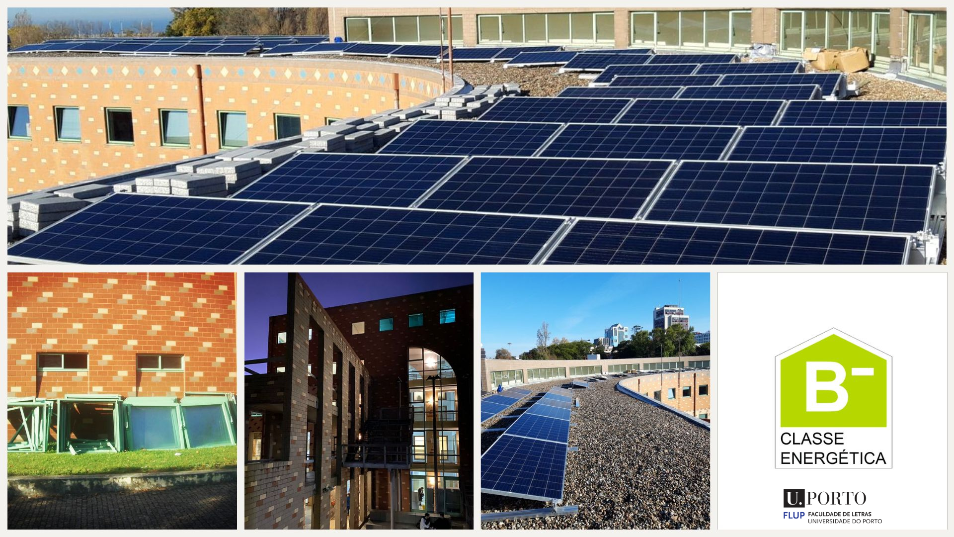 Projeto ambiental da Faculdade de Letras da U.Porto sobe dois níveis a classificação energética do edifício